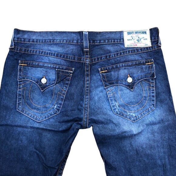 True Religion Jeans Size 42 SLIM Blue - Picture 2 of 7